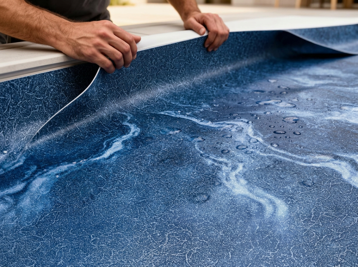 Vinil para piscina sob medida